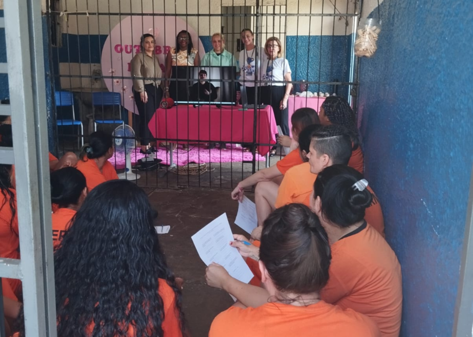 TJ realiza palestra sobre prevenção à violência doméstica no presídio feminino de Ponta Porã