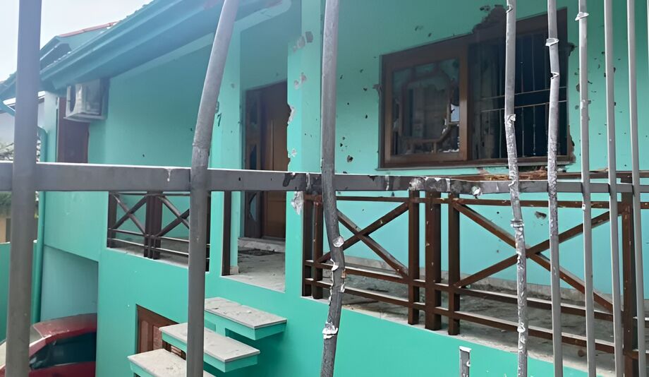 Casa onde atirador matou duas pessoas e feriu dez em Novo Hamburgo, na Região Metropolitana de Porto Alegre