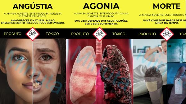 Anvisa apresenta novas fotos de embalagens para cigarros