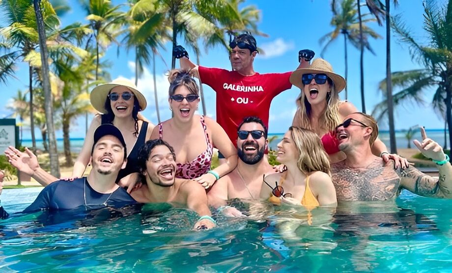 Eles publicaram, em conjunto, duas fotos