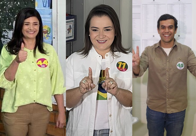 Adriane Lopes, Rose Modesto e Beto Pereira disputam palmo a palmo a preferência do eleitorado.