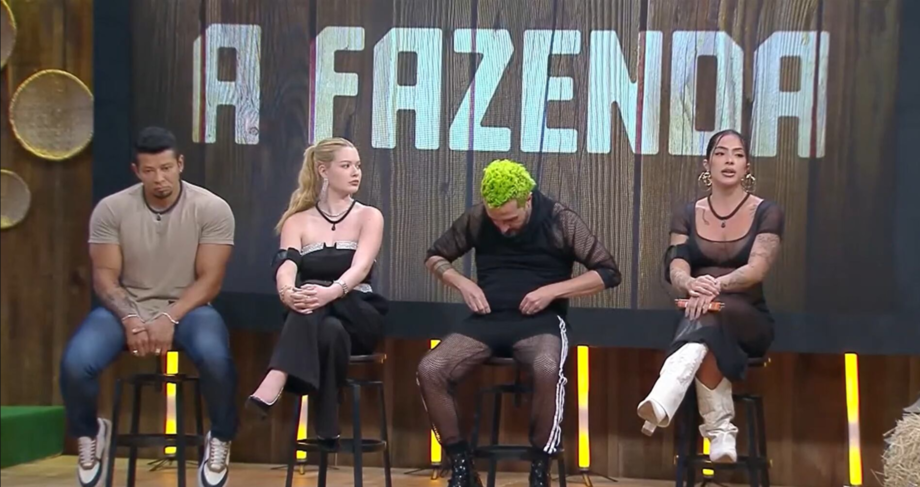 'A Fazenda': Zaac e Fernanda Campos desistem e Record confirma eliminação