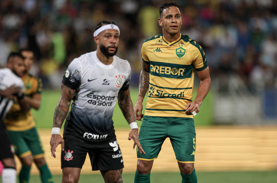 Memphis marcou o gol da vitória do Corinthians sobre o Cuiabá nesta segunda-feira, na Arena Pantanal.
