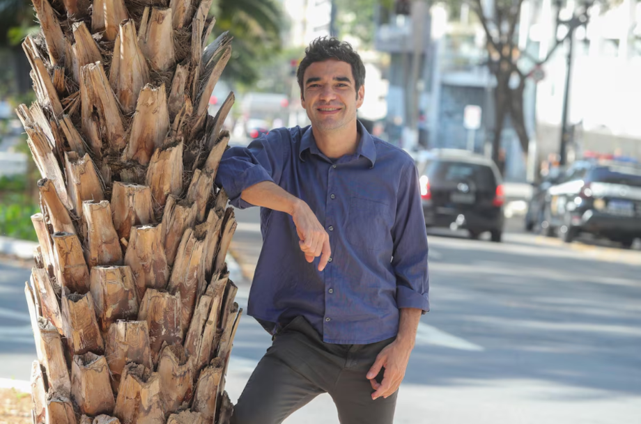 O ator Caio Blat em São Paulo