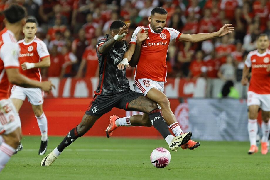 Em jogo atrasado, Internacional e Flamengo empatam no Beira-Rio pelo Brasileirão