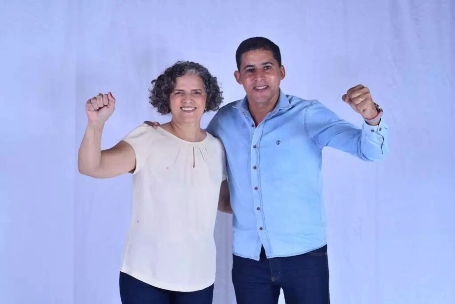 Maria Girleide Rovari e Nelson de Paulo, em foto divulgada nas redes sociais.