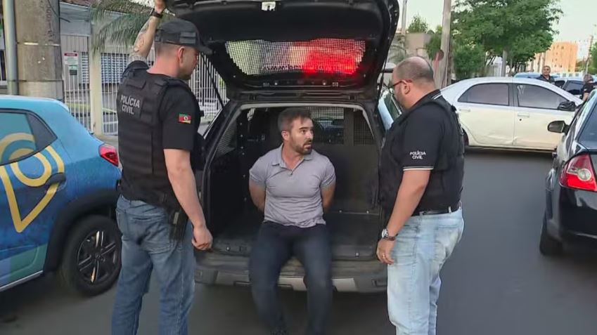 Médico é preso em Canoas por suspeita de matar a companheira com medicamentos controlados.