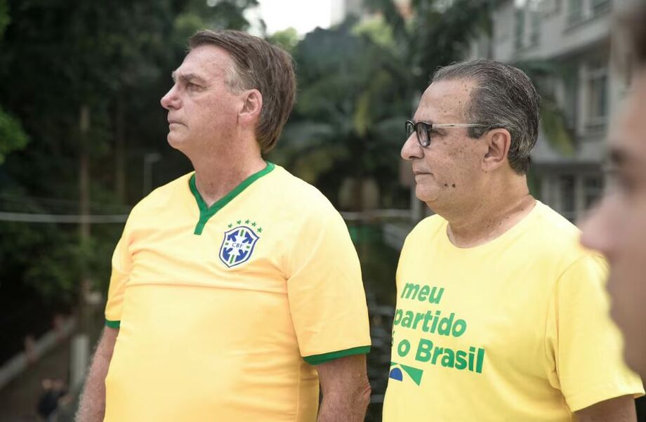 O ex-presidente Jair Bolsonaro e o pastor evangélico Silas Malafaia