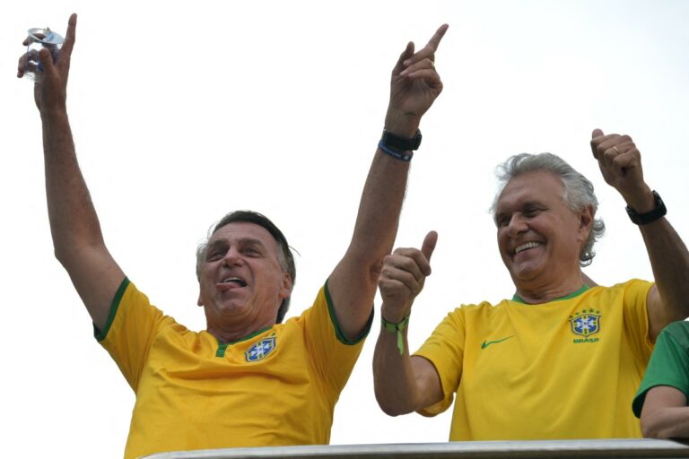 Jair Bolsonaro e Ronaldo Caiado