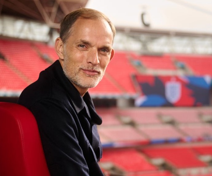 Tuchel assume a Inglaterra com a missão de findar o jejum de títulos da seleção