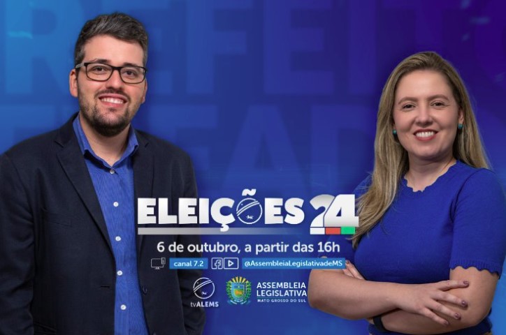 Os eleitores poderão acompanhar a transmissão pela TV aberta, no canal 7.2 ou YouTube da ALEMS