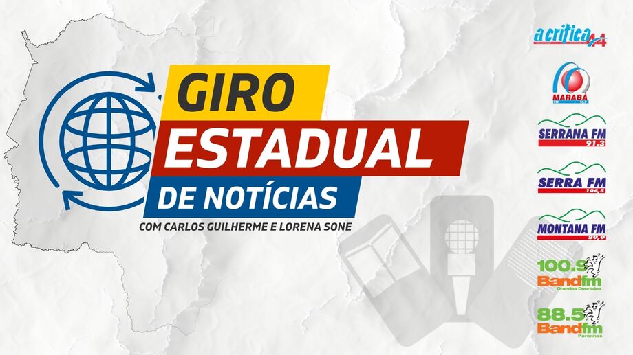 Giro Estadual de Notícias é transmitido pelo YouTube e pelas emissoras do Grupo Feitosa
