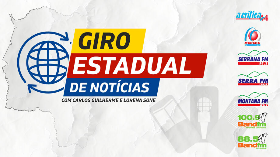 Giro Estadual de Notícias é transmitido pelo YouTube e pelas emissoras do Grupo Feitosa