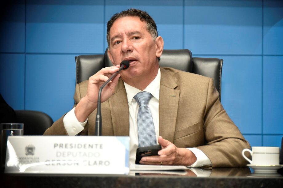 Gerson Claro é o presidente da ALEMS. Sessão desta terça-feira (16) encerrou o primeiro semestre legislativo na Assembleia de Mato Grosso do Sul