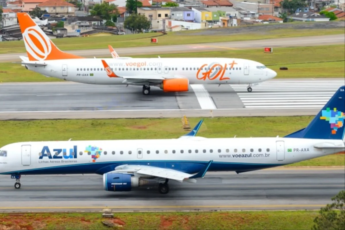 Erro de controlador em Congonhas quase provoca colisão entre aviões da Gol e Azul
