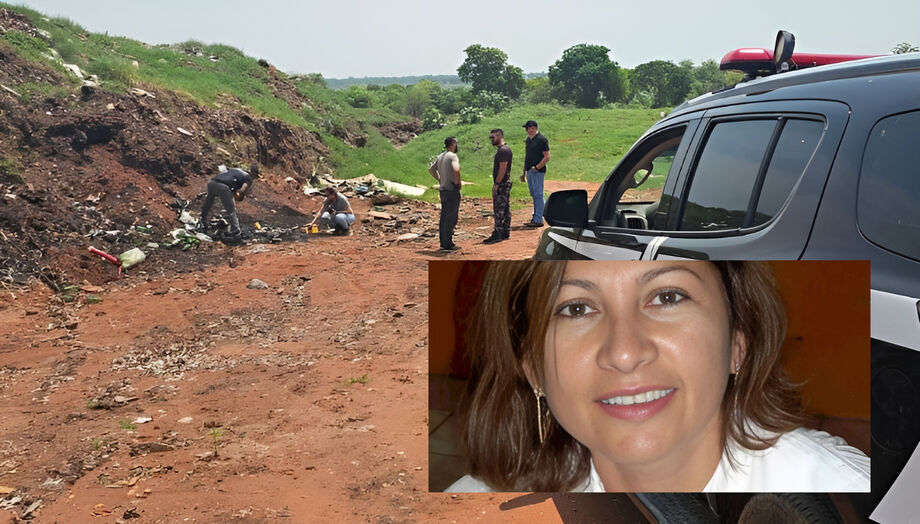 Local onde fragmentos da ossada de Leiza foram encontrados. IML de Jardim libera restos mortais de servidora assassinada em Nioaque; autor está preso e irá a júri por latrocínio.