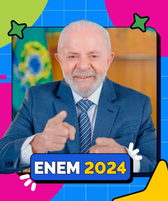 Lula deseja sorte aos participantes do Enem: 'Brasil precisa de gente com capacidade'.