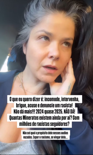 Samara Felippo fala sobre o caso de racismo envolvendo Ana Paula Minerato.