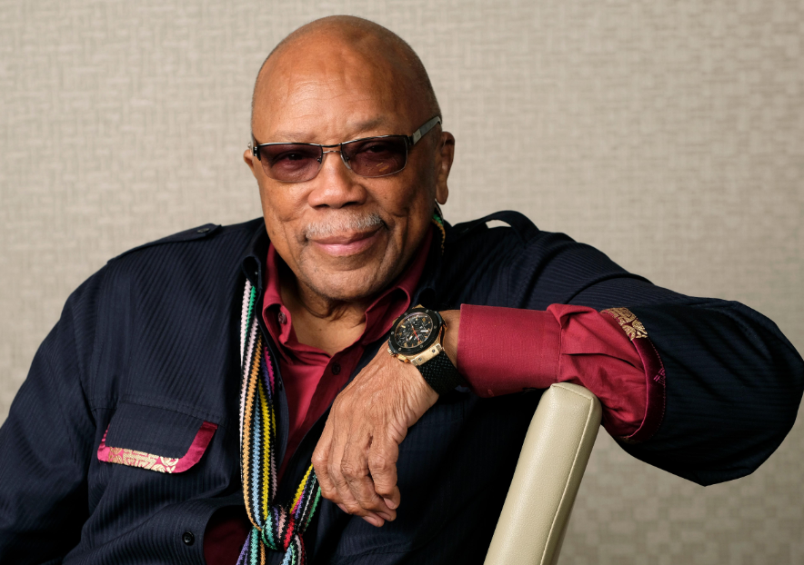 O produtor musical Quincy Jones em foto de 2018, no Festival de Toronto. Ele morreu no último odmingo, 4, aos 91 anos