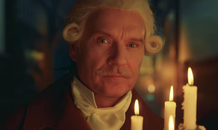 O ator Mart Sander no filme 'Dr. Sander's Sleep Cure'