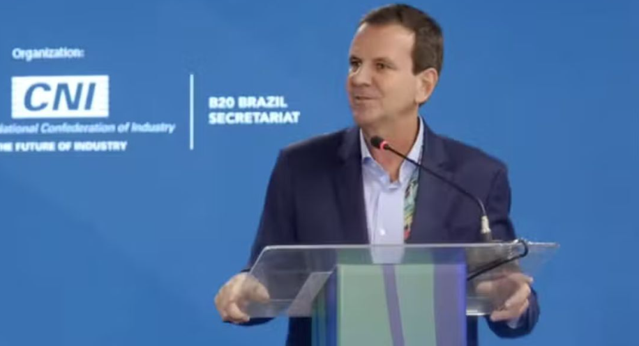 Eduardo Paes na abertura da agenda do G20