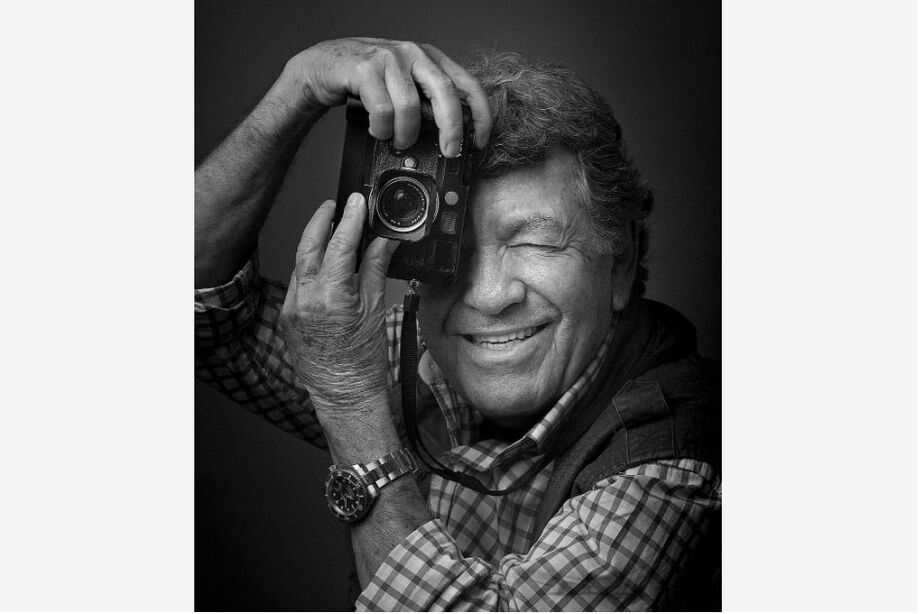 O fotógrafo Evandro Teixeira, cujas imagens estão em exibição no IMS