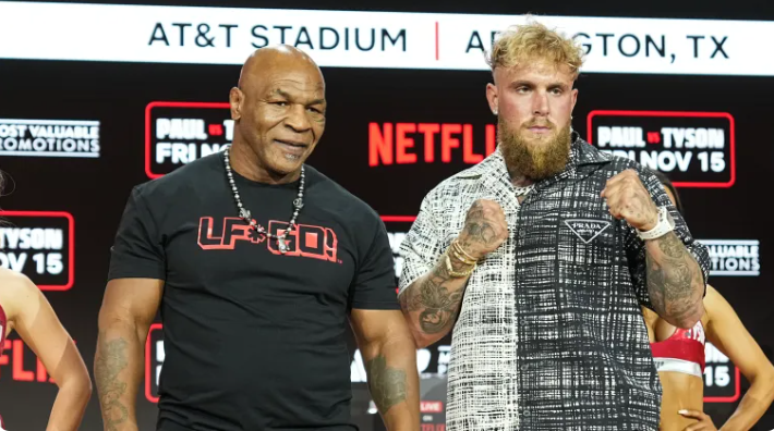 Popó vai ser o comentarista da Netflix no combate Jake Paul x Mike Tyson dia 15