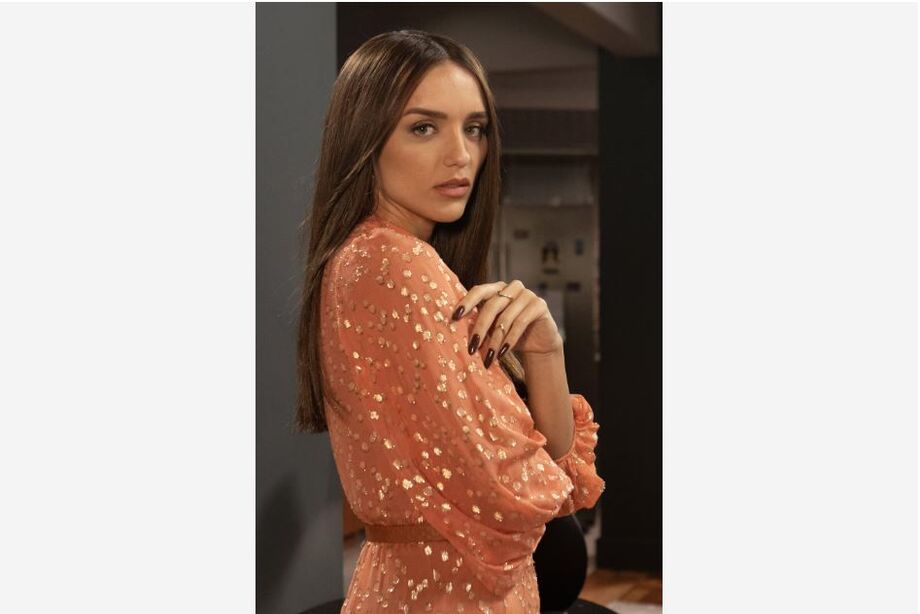 Jéssica de Osma, personagem de Rafa Kalimann em 'Família É Tudo', novela da TV Globo.