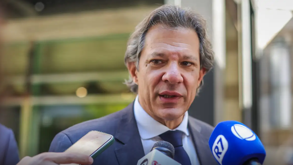 O ministro da Fazenda, Fernando Haddad