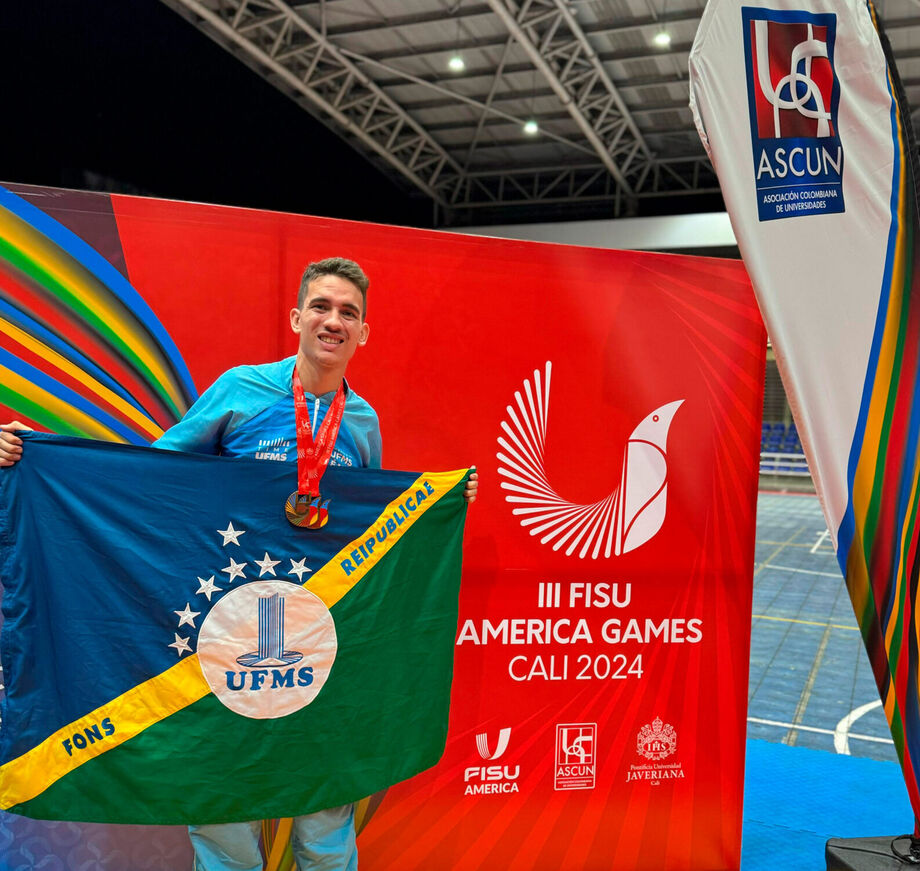 No tatame e na vida: Luiz Felipe Aquino, o estudante da UFMS que conquistou o ouro pan-americano