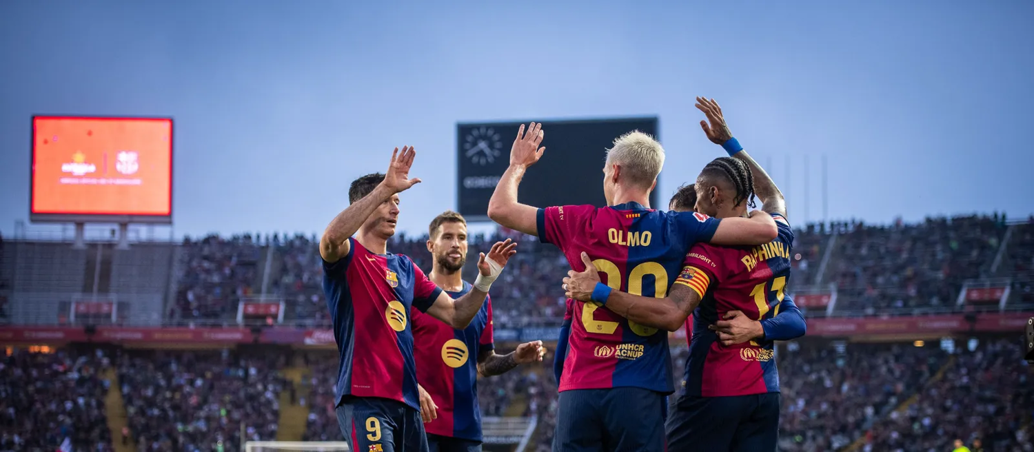 Raphinha marca, Barcelona vence e abre nove pontos na liderança do Campeonato Espanhol