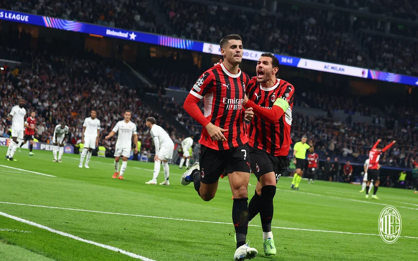 Milan tem atuação mágica no Bernabéu e derrota Real Madrid pela Liga dos Campeões
