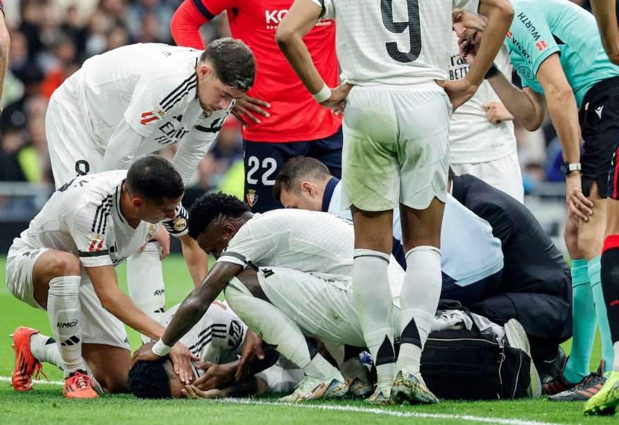 Eder Militão sofreu uma grave lesão no joelho em partida contra o Osasuna no último dia 9