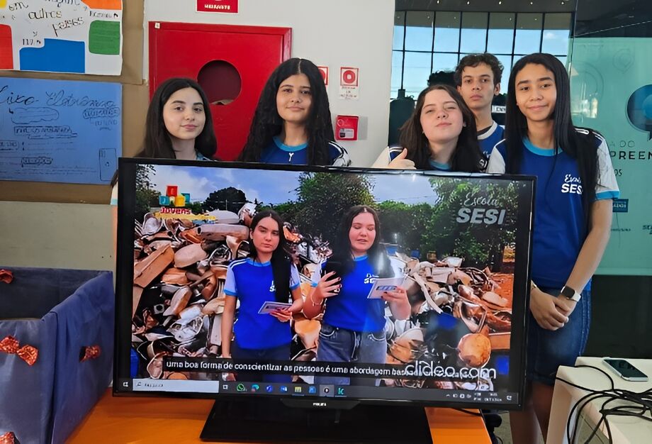 Os estudantes ficaram empolgados com a experiência