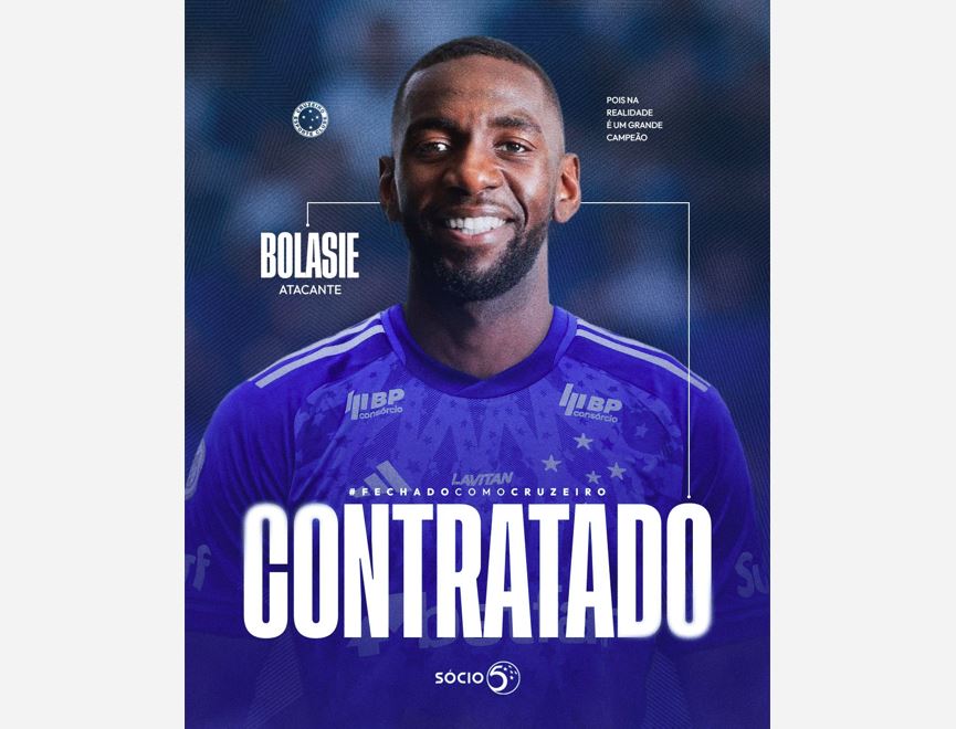 Cruzeiro oficializa contratação do atacante Bolasie, ex-Criciúma