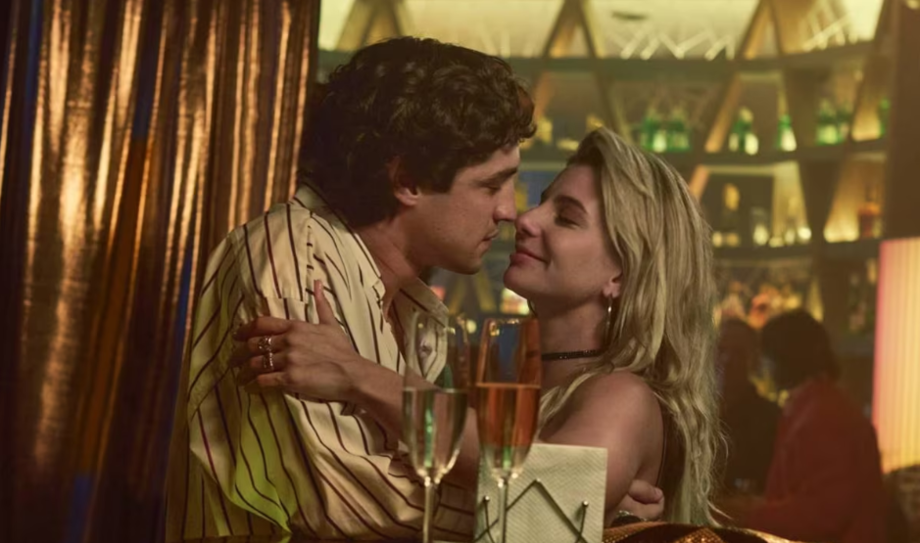 Personagens de Ayrton Senna e Adriane Galisteu na série 'Senna', da Netflix