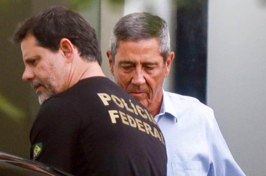 Braga Netto foi preso neste sábado, 14.