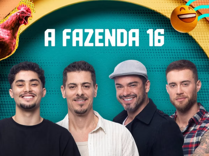 Gui Vieira, Sacha Bali, Sidney Sampaio e Yuri Bonotto estão na final de A Fazenda 16.