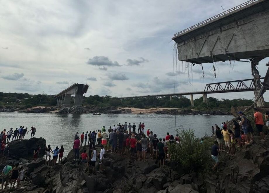 Ponte que ligava Maranhão e Tocantins desaba