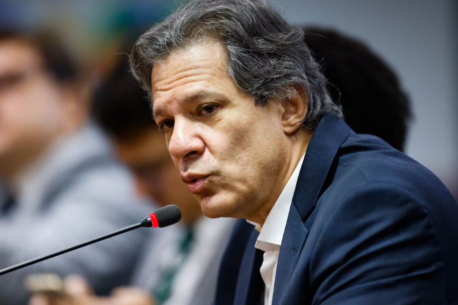 O ministro da Fazenda, Fernando Haddad