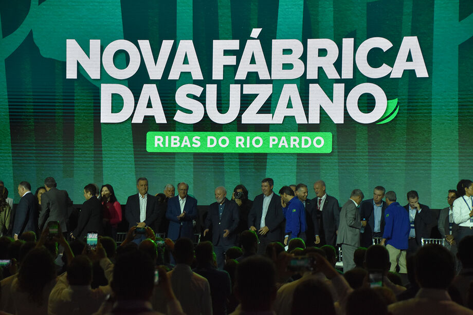 A Suzano projeta atingir 60% de sua capacidade total de produção ainda em 2024