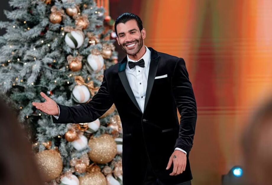 Gusttavo Lima durante o especial de Natal do SBT