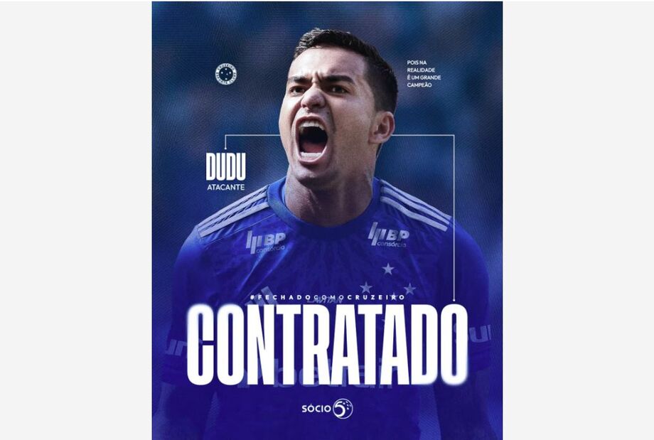Cruzeiro se reforça com Dudu após atacante deixar o Palmeiras