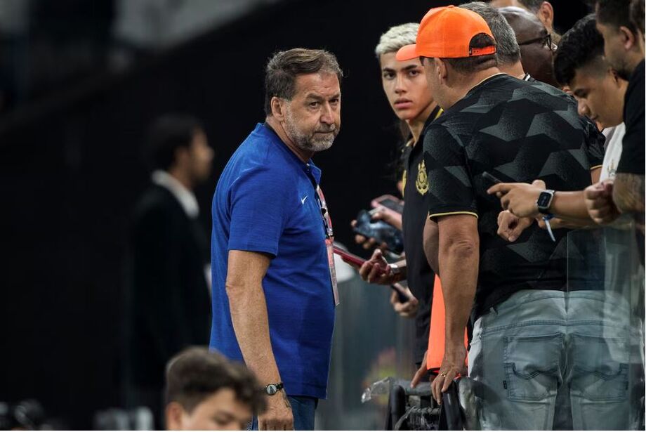 Augusto Melo, presidente do Corinthians