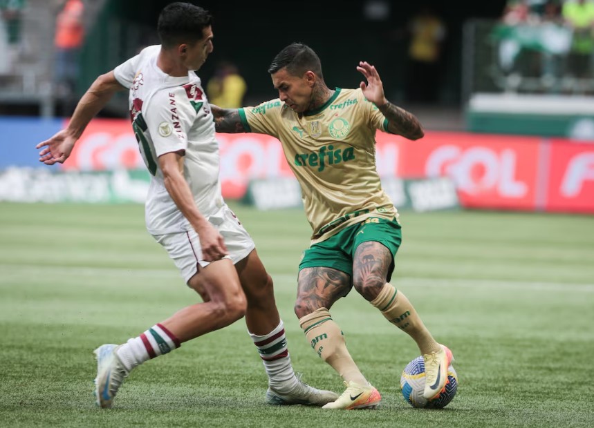 Dudu entrou no intervalo contra o Fluminense e foi muito aplaudido, mas pouco conseguiu fazer em campo