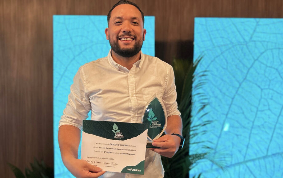 O jornalista Carlos Guilherme escreveu a reportagem Viveiro de mudas transforma o Cerrado e assegura o futuro da água em Campo Grande