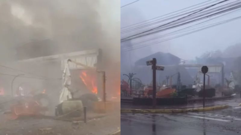 Avião de pequeno porte cai em Gramado (RS), atinge casas e lojas. Bombeiros realizam resgates e governo estadual acompanha a situação