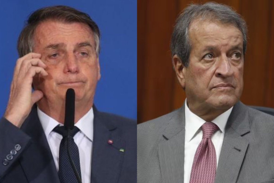 O ex-presidente Jair Bolsonaro e o presidente do PL, Valdemar Costa Neto.