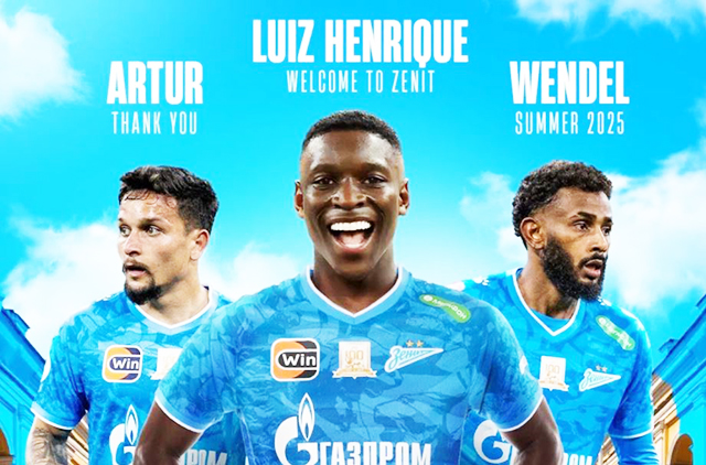 Artur, Luiz Henrique e Wendel são envolvidos em negociação entre Botafogo e Zenit