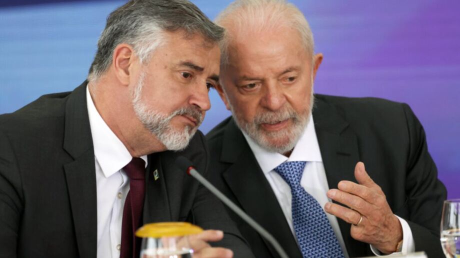 Sidônio Palmeira ao lado do presidente Luiz Inácio Lula da Silva